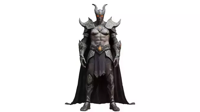 Dark 3D Model  PolyJet Ready  Full Color PLY