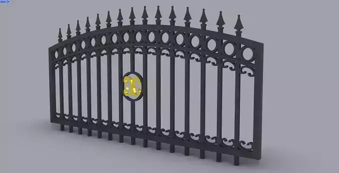 Royal Luxury Iron Fence Gate