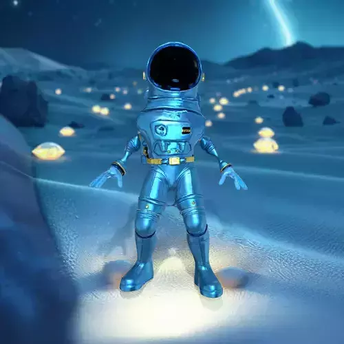 Shiny Astronaut model pack