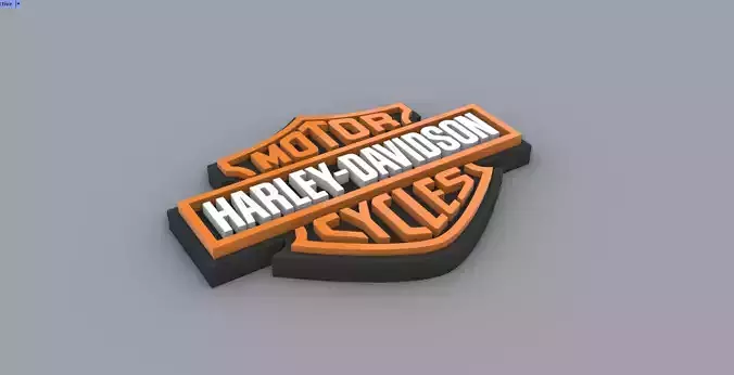 Harley Davidson Logo Motorcycle Badge 