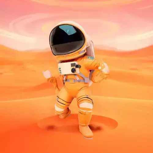 Golden Astronaut Suit model pack
