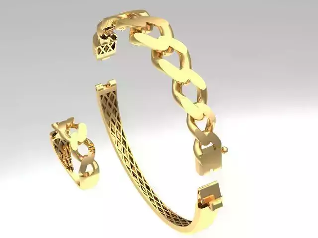 Gold Chain-Style Bracelet  HighQuality 