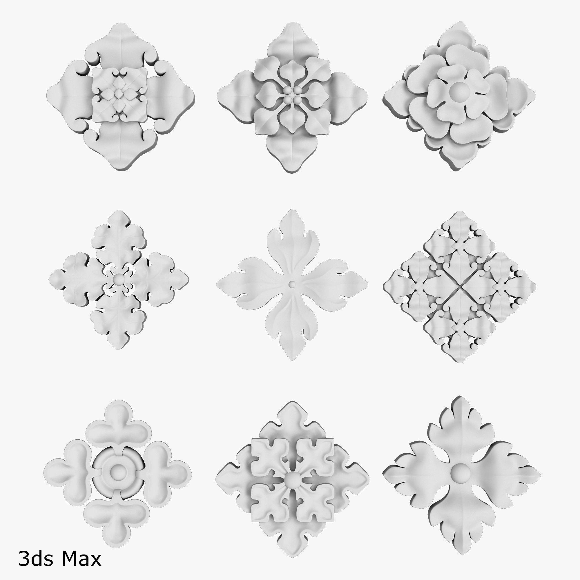 Architectural Ornament vol 03 3D model CGTrader