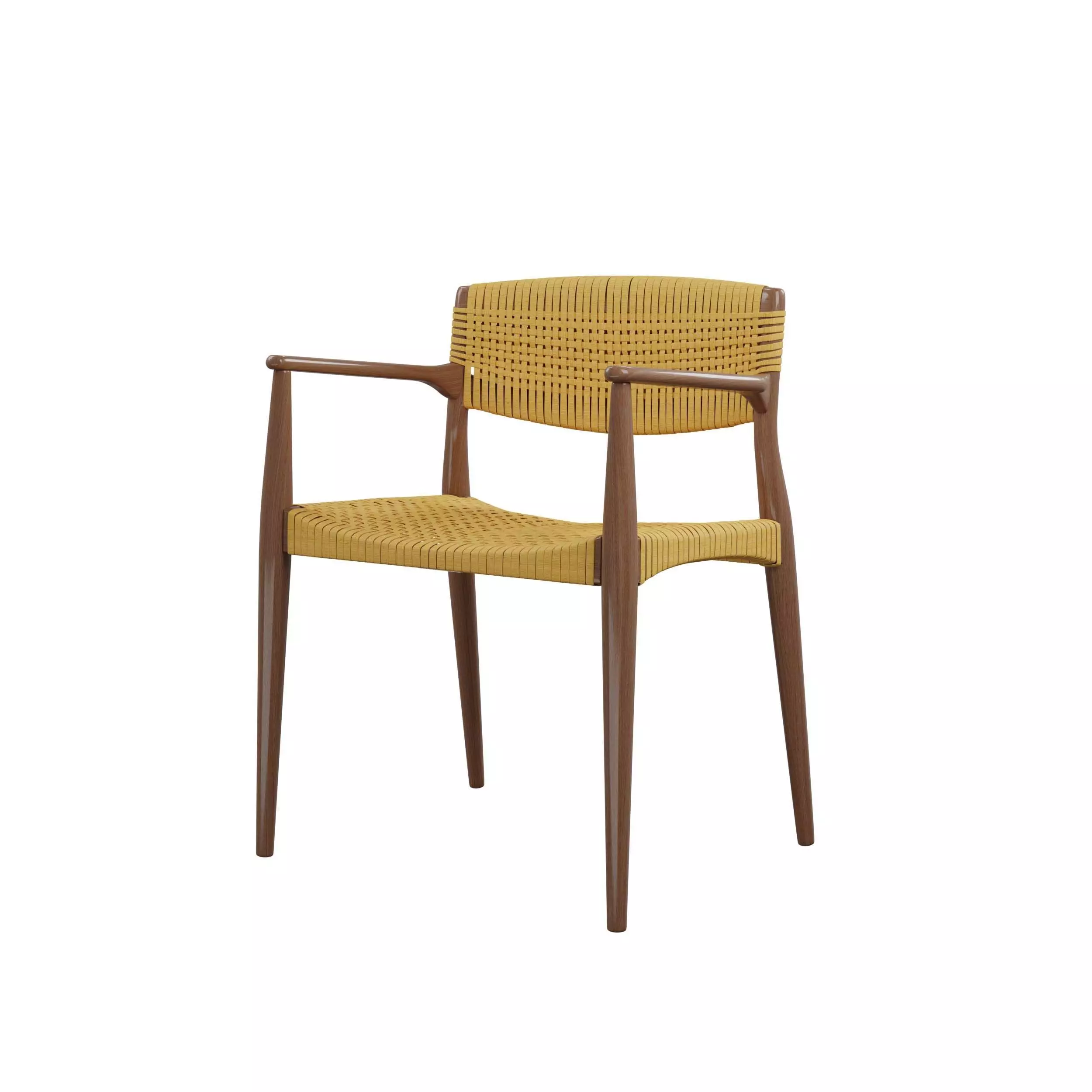 Wood chair 3D model