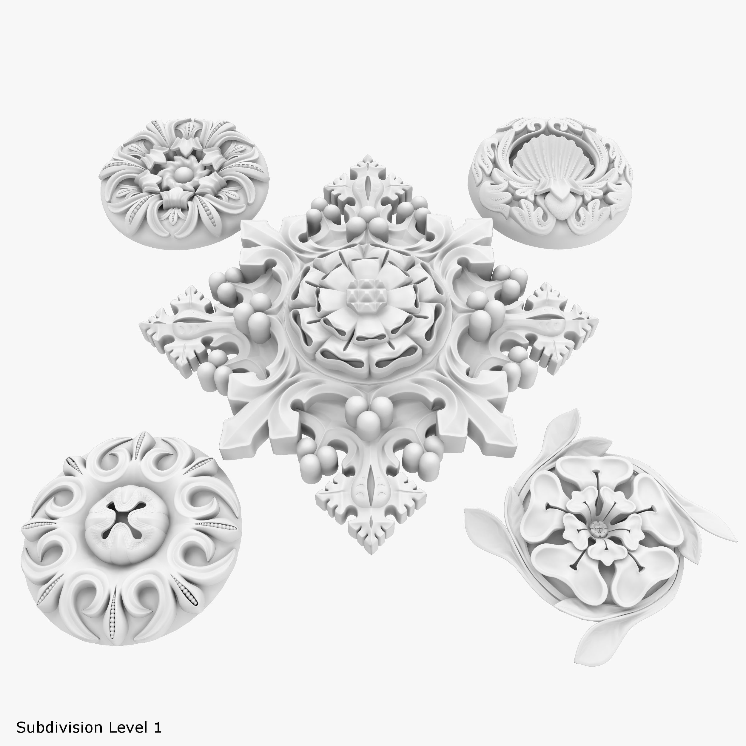 Architectural Ornament vol 04 3D model_1