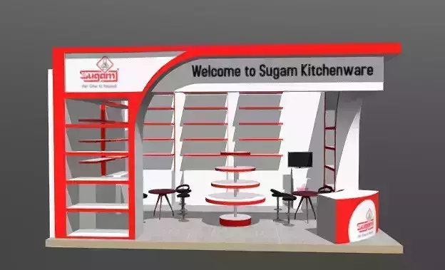 Virtual Store Layout 3D Model