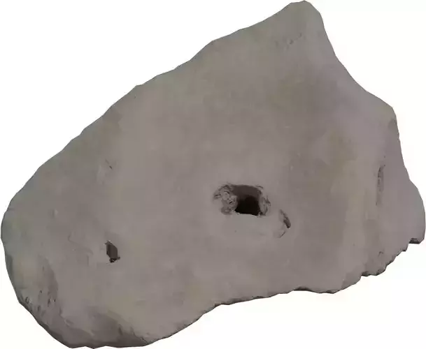 Realistic Beige Rock Asset