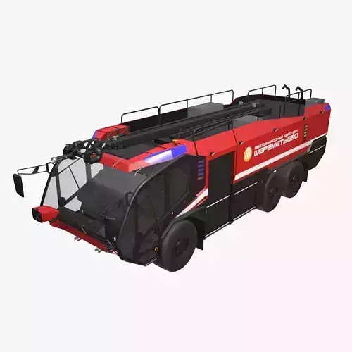 Airport Fire Truck 6x6 Moscow --378--