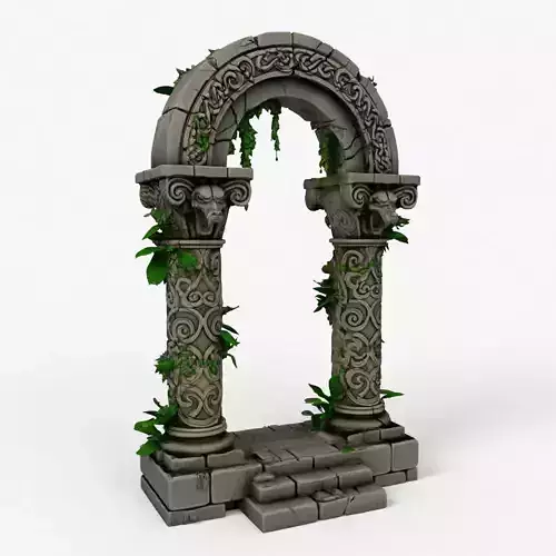 Fantasy Stone Arch High Detail 