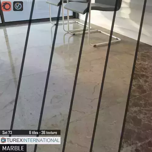 TUREX INTERNATIONAL Marble Tiles Set