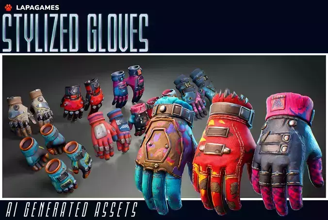 Stylized Gloves Set