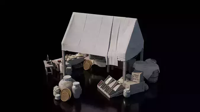 Medieval Bazar - Stall Tent 19