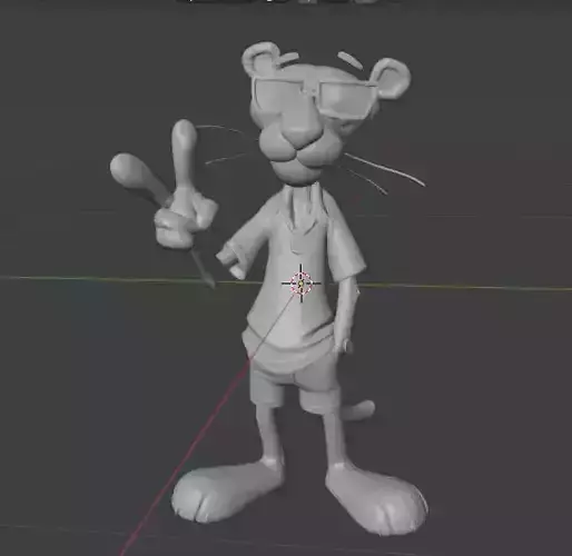 pink panther cartoon 3d