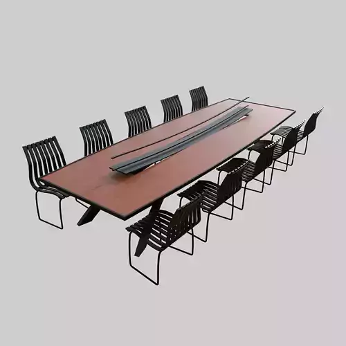 Executive Meeting Table Set