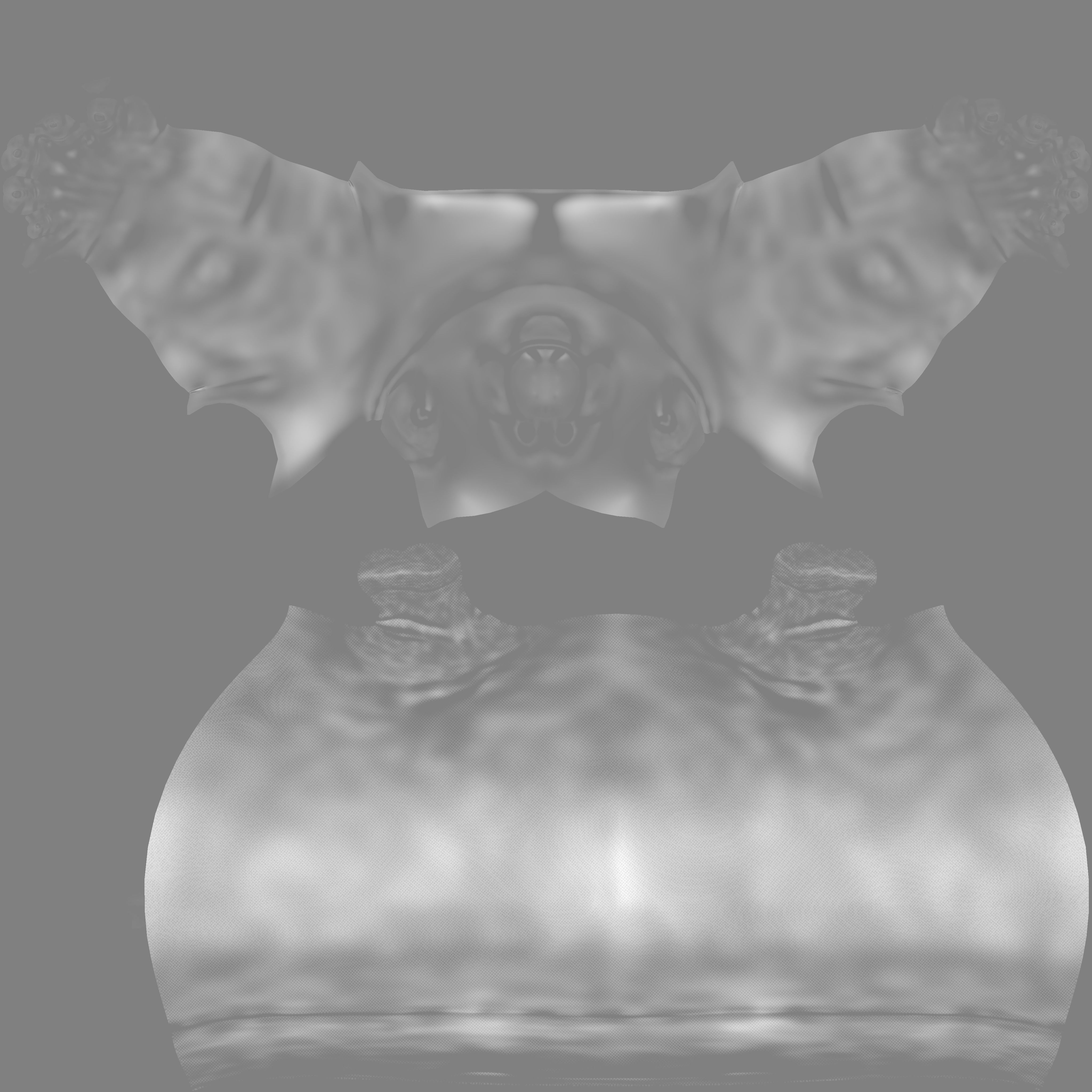 Obelix Low Poly with 4k Texture and Displacement map  Low-poly 3D model_22