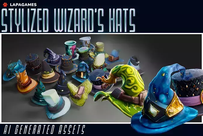 Stylized Wizards Hats