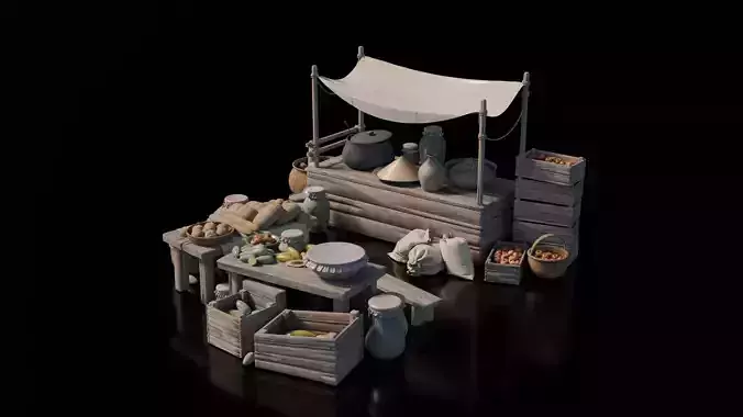 Medieval Bazar - Stall Tent 20