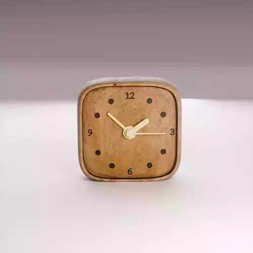 Wooden Bedside Clock