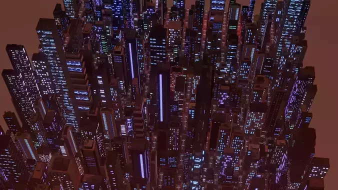 Alien Planet Sci-Fi City 13