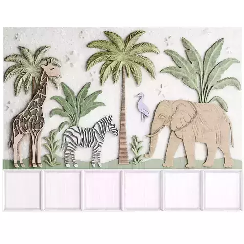 Children panel for a children room