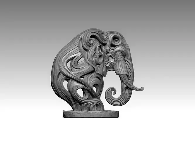 Elephant Animal Head