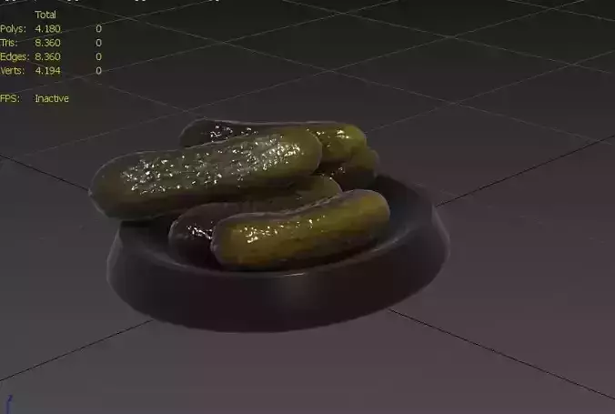 Pickles Set  M3-2 Low-poly 3D model 3