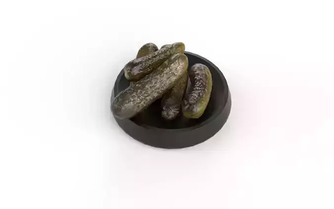 Pickles Set  M3-2 Low-poly 3D model 5
