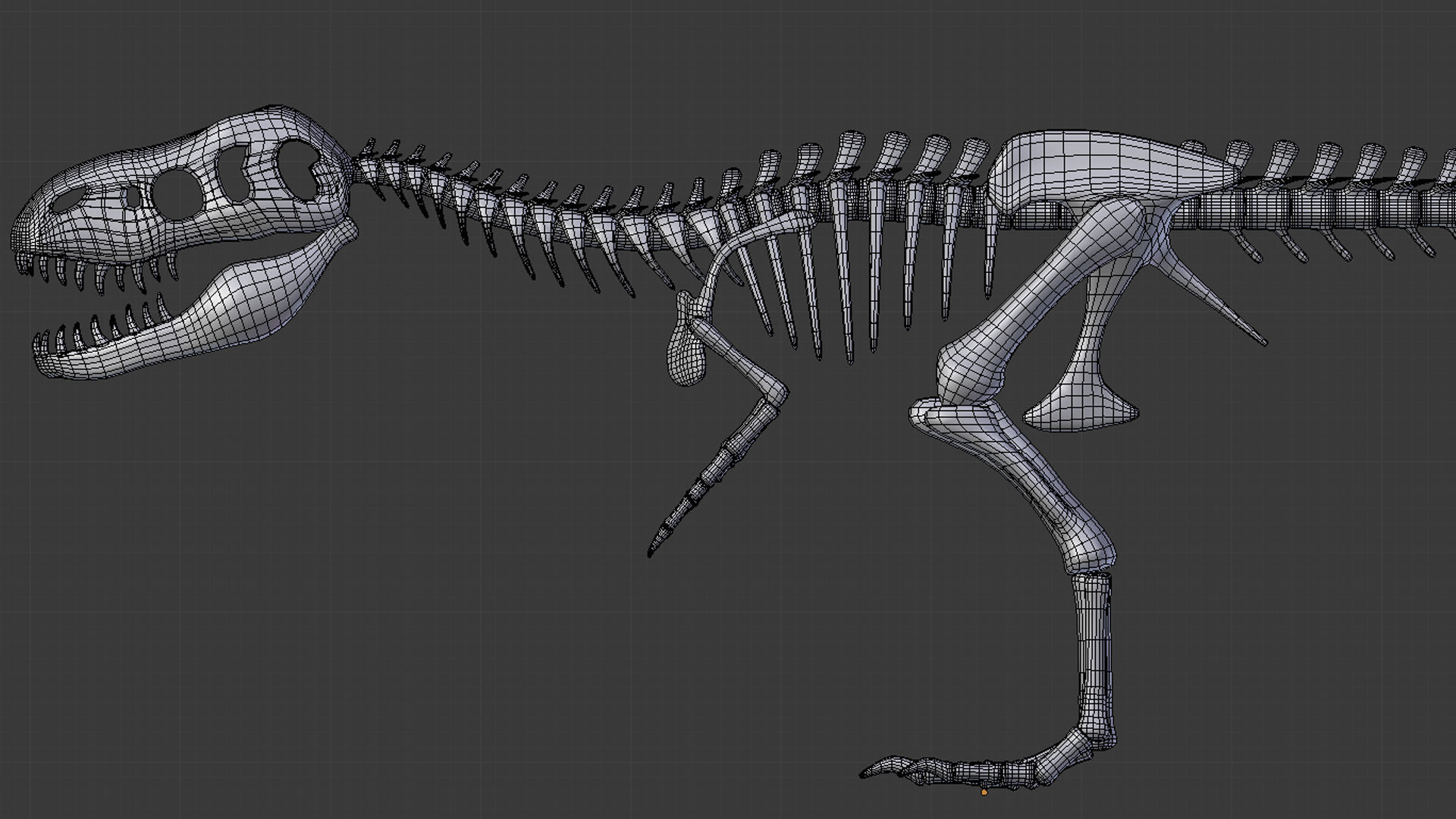 Tyrannosaurus Rex Skeleton 3D model_12