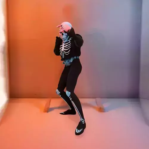 Halloween Skeleton Costume model pack