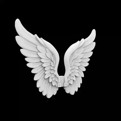 Elegant Angel Wings Sculpture