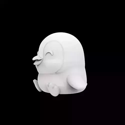 Cute Penguin Figure 3D print model