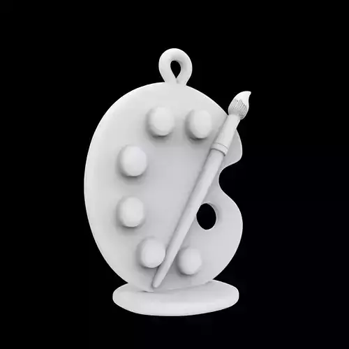 Stylish Keychain Design 3D print model