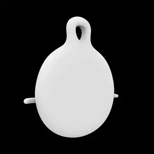 Heartbeat Pendant 3D Print Model