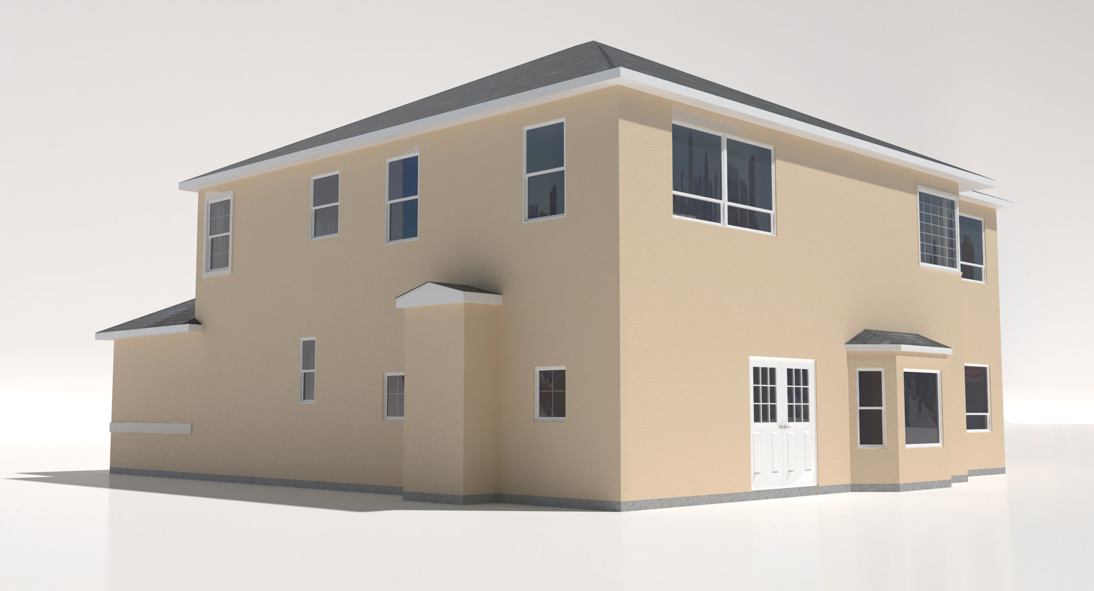 House-005 - Low Poly 3D model_3