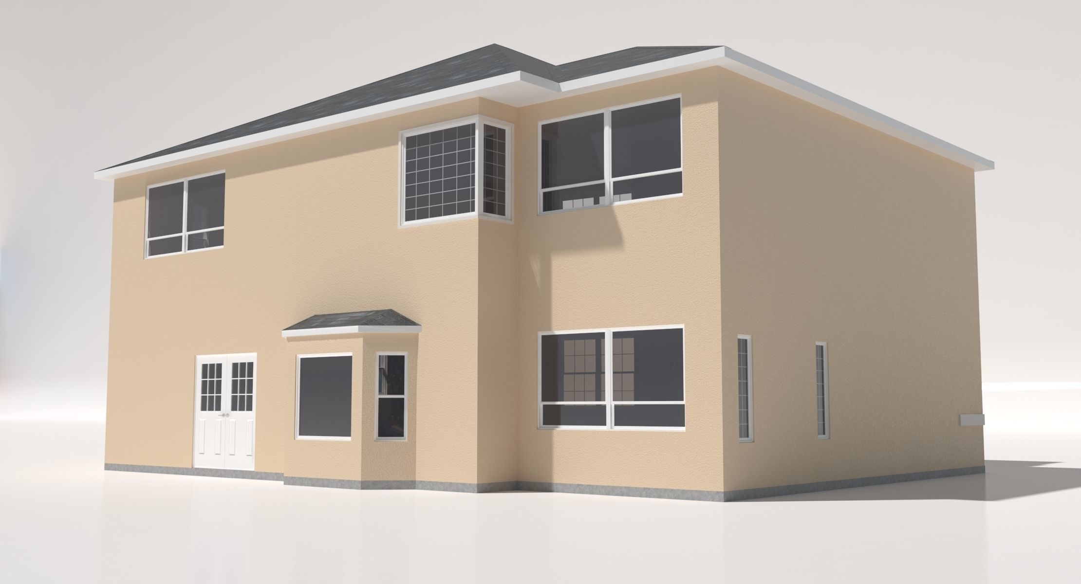 House-005 - Low Poly 3D model_2