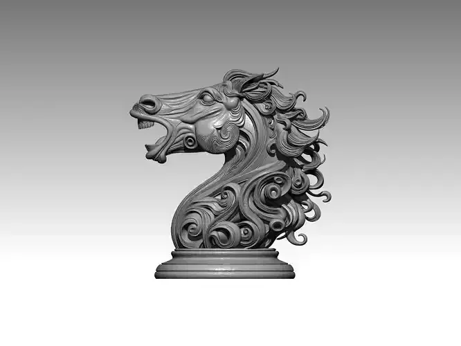 Horse Sculpture  Head
