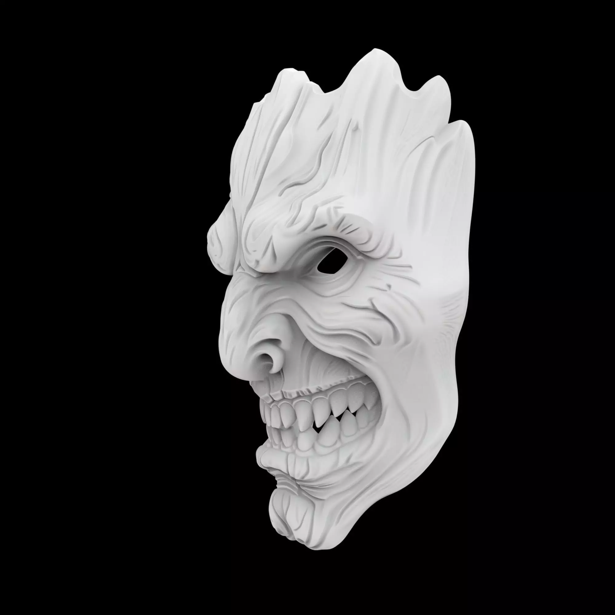 Demonic Horror Mask 3D print model