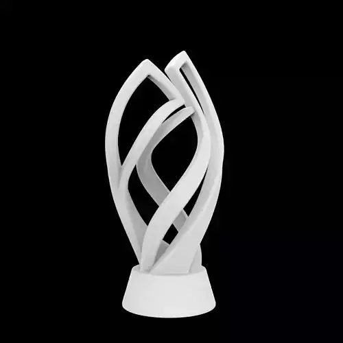 Elegant F1 Trophy Sculpture 3D print model