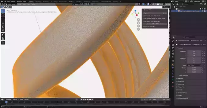 Elegant F1 Trophy Sculpture