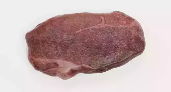 Animated Rump Steak - Raw to Rare Transformation 3D model 5