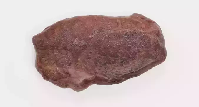 Animated Rump Steak - Raw to Rare Transformation 3D model 6