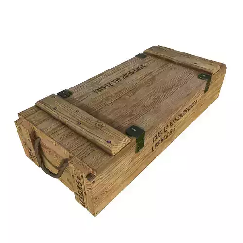 Wooden Military Crate