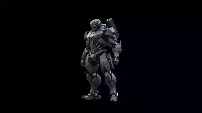 The First New Precise High Poly Sci-fi  Soldier