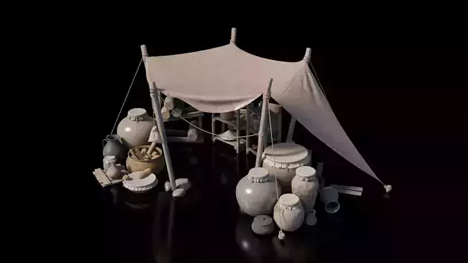 Medieval Bazar - Stall Tent 21