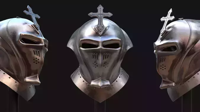 The Crusader s Edge - Fantasy Knight Helmet 