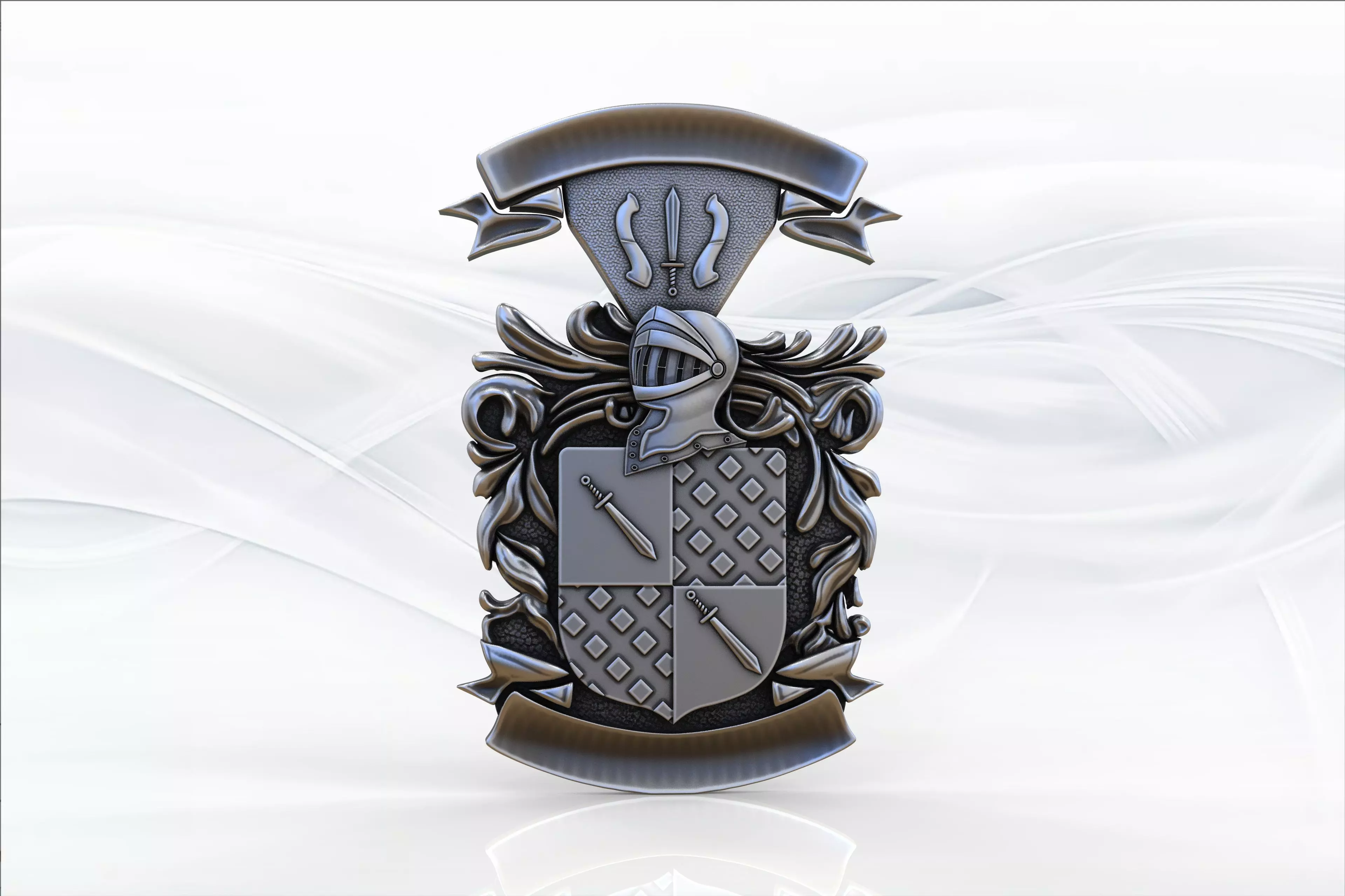 Robinson Coat of Arms 3D print model
