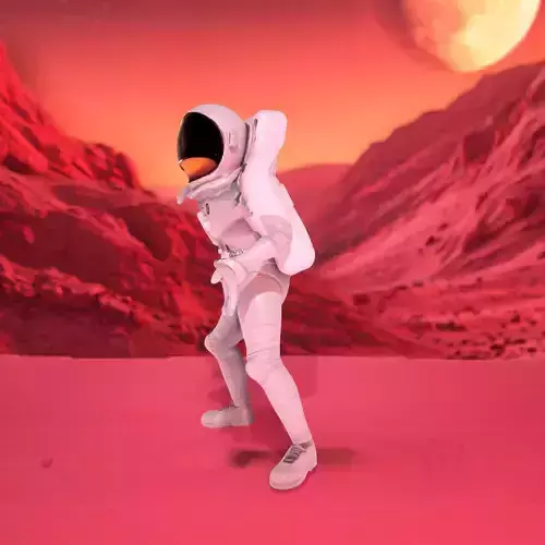 Silver Astronaut Suit model pack