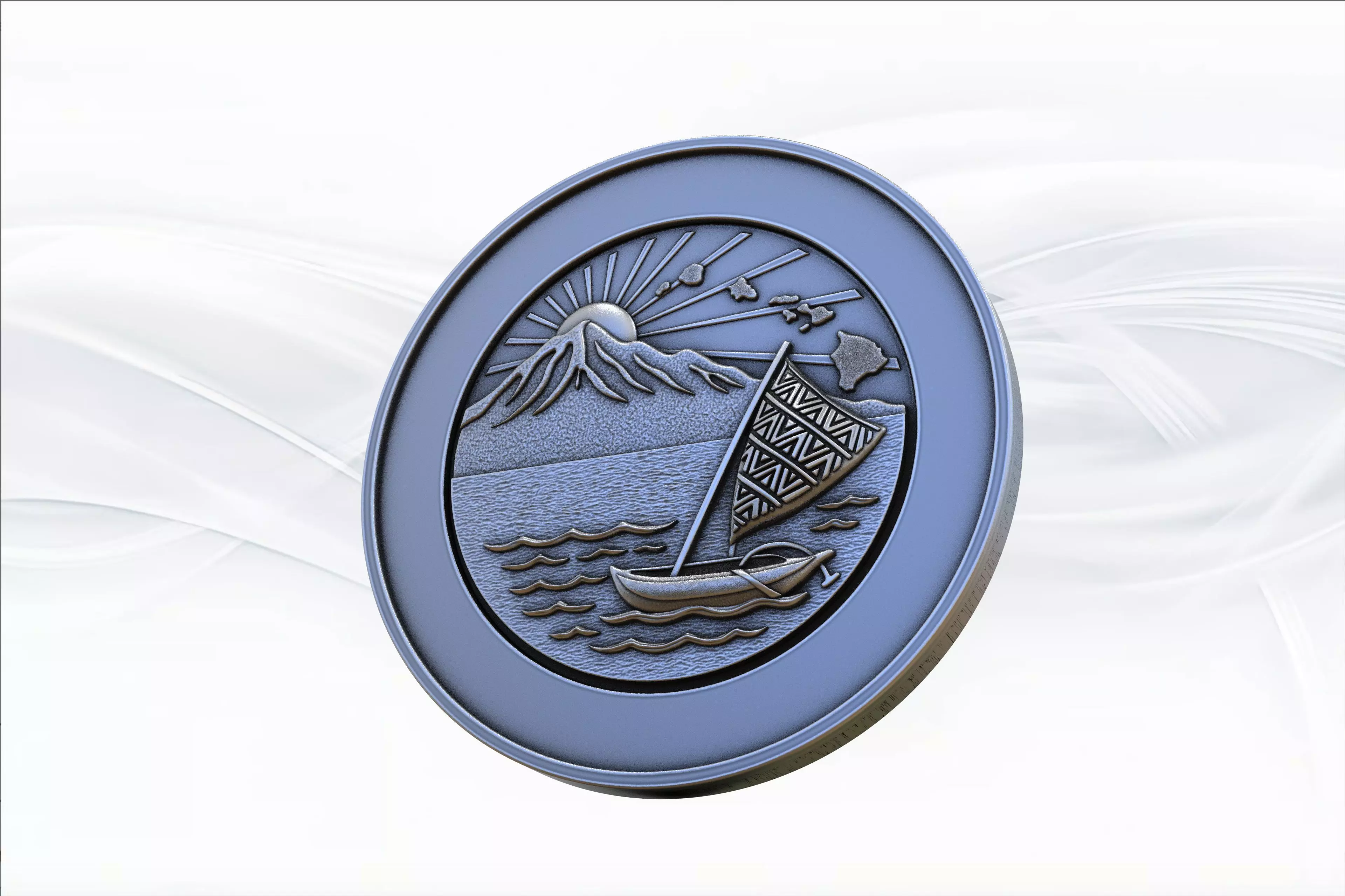 USPPS Oboat sea sun 3D print model