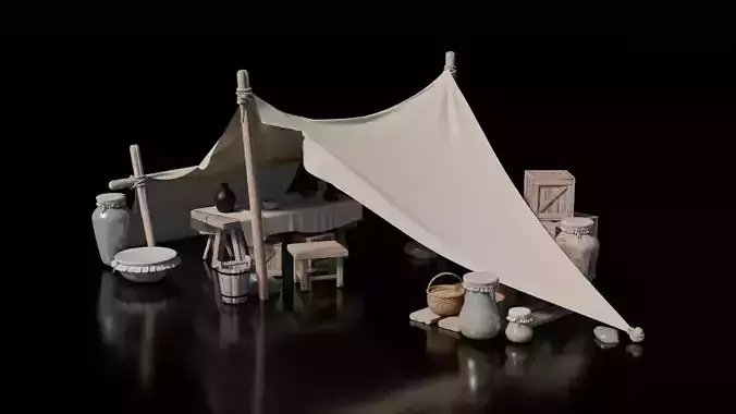 Medieval Bazar - Stall Tent 23