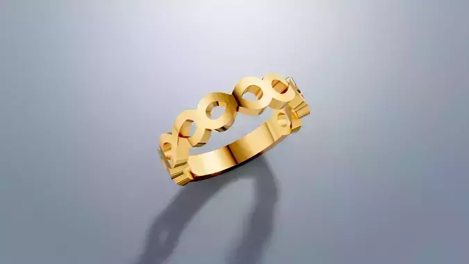 Infinity Pattern Ring